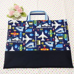 【ｒ様オーダー品】レッスンバッグ☆飛行機
