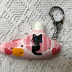 オカリナ（小）　ハート猫
