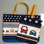 ラスト‼️【再販×5】レッスンバッグ&シューズケース 車