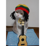 ジャマイカ帽 猫用帽子 犬用帽子 