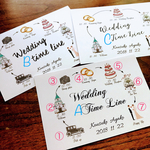 ウェディング タイムライン 結婚式 スケジュール  オーダー作成します