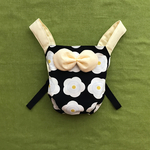 選べるカラー♡おままごと用 抱っこ紐≪ Umeko black ≫