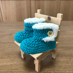 オーダーメイド☆綿100%手編みのベビーブーツ