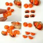 断面も見てね✨ミニチュア✨ハロウィンのかぼちゃランタン