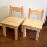 chiekomakki様専用 キッズチェア  座面高さ23cm25cm 2脚