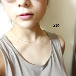 再販9！！シンプル★大人華奢ネックレス