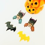 【ハロウィン】アシメBATgirl ピアス