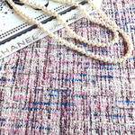 ツイード クルーズカラー　pink&blue　スモールカット