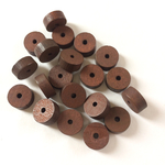 4×11mm ウッドビーズ　円柱　20個