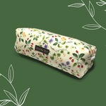 小花と果物のキャラメルペンケース  ペンケース 筆箱 ペンポーチ ポーチ 花柄 花 いちご イチゴ 苺