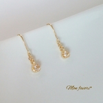 キュービックジルコニア一粒ピアス