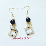 大理石♡ピアス♡