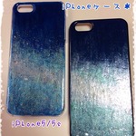 【送料無料】きらめく蒼い宇宙のiPhoneケース