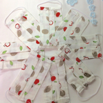 はりねずみ柄 プリーツマスク【子供用】