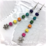 カラフルアジアンピアス