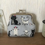 😻ねこちゃんのがま口財布👛