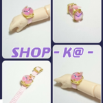 オビツ11用シンプルカラー腕時計06