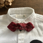 thanks♡×200 レッド×ペイズリー△蝶ネクタイ
