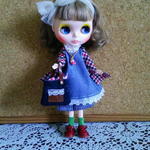 【SALE】デニムのワンピースズボン