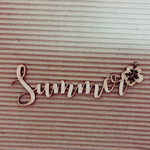 【夏】[Summer ハイビスカス]タイトルチップボード（3個入り）