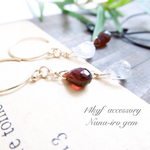 ＊再販＊14kgf mozambiquegarnet × moonstone