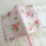 ≪再販≫ 薔薇と音楽と小鳥のブックカバー(文庫本size)