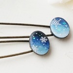 ＊雪の降る夜明けbrooch＊