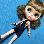 ブライス、リカちゃん用オールインワン、格子