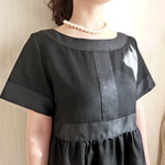 summer collection 2015サマコレフォーマル●丸ヨークコンビopサテン卒業●5～11号XS/S/M/L