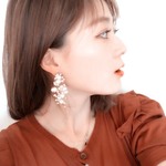 Pearl Shower《ivory》イヤリング