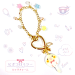 にぎコロミラー♡バッグチャーム・オカメインコ(●• წ •●)