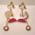 富士山とおでかけイヤリング（ピアス）