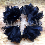 【再販】tulle Black タッセル (4個)A234