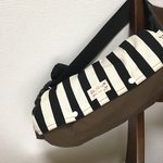 再6販♡パパでも使えるシンプルさ♡黒無地リバーシブルエルゴ収納カバー♡カフェショコラ♡3
