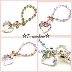 7color♡2WAY-ハート♡サンキャッチャー&バッグチャーム
