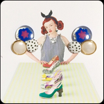 No,76＊アンティークボタンピアス