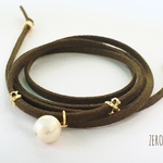 【3WAY】巻き巻きブレスレット＊カーキ