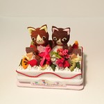 「C様リクエスト作品」「猫ちゃんオンザケーキ」 