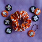 *＊シュシュ&ヘアゴムのセット＊*  ハロウィン🎃 
