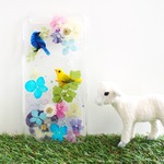 Murmure 小鳥達のささやき iPhone6 押し花