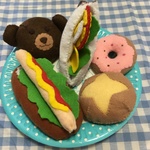 フエルトおままごと　パンセット☆