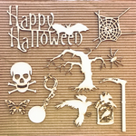 【秋】[HALLOWEEN]チップボードパック（10個セット）