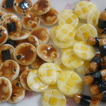 【再販3】おせんべいおかき１０個セット☆樹脂粘土 ミニチュア