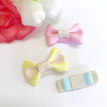 リボンヘアクリップ 3つセット♡ベビー 子ども用