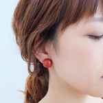 【数量限定】ヴィンテージレッドピアス・イヤリング/CM0004