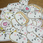 動物日付シール