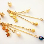 聖夜の流れ星ピアス