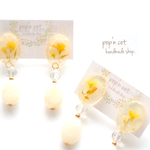  [再再販] キャンディーイヤリング yellow