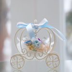 【オーダーメイド】リングピロー(プリザーブドフラワー×馬車)