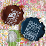 ＊sale＊ヌメ革丸型コースター2枚セット